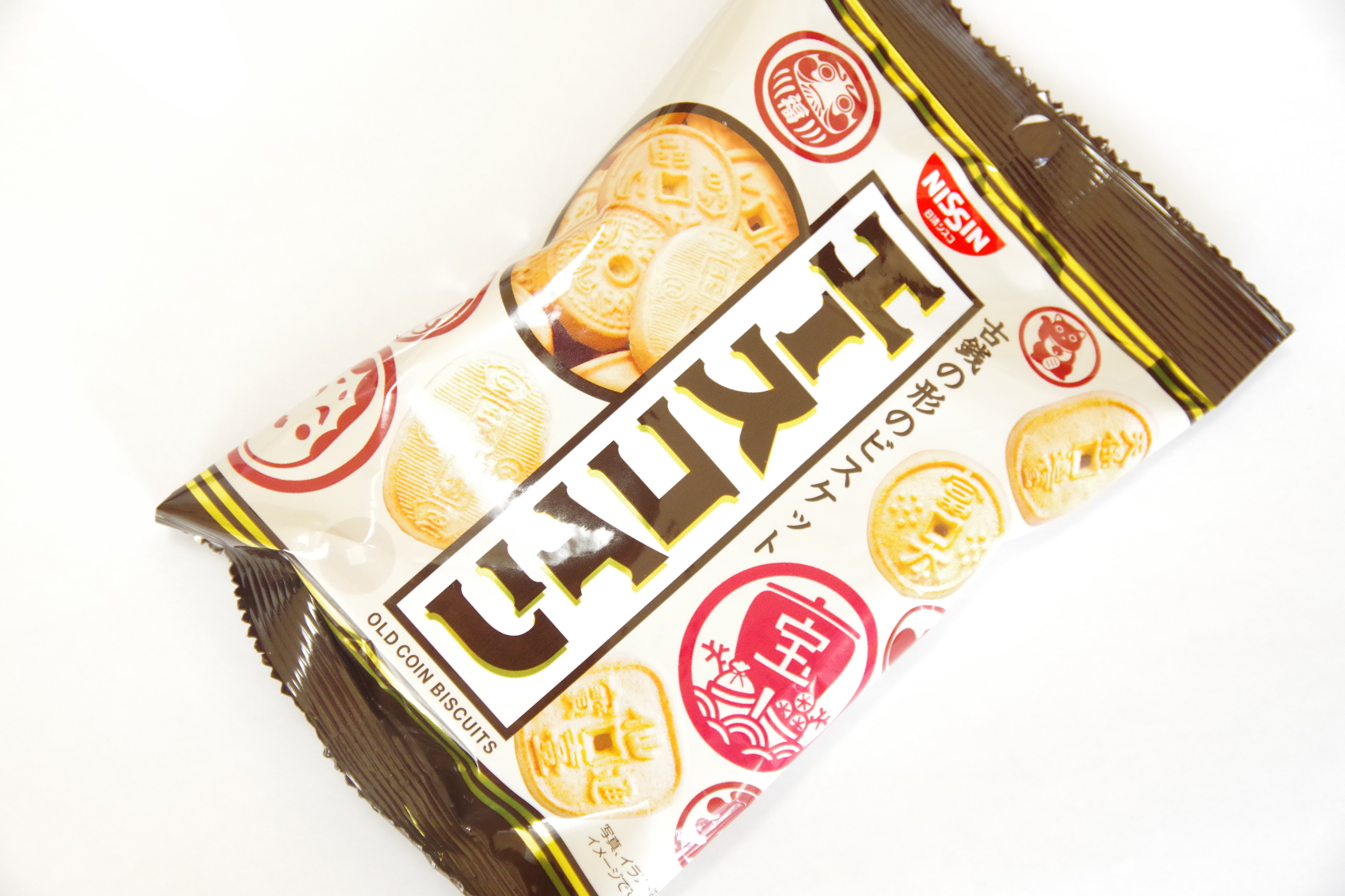 古銭の形と素朴な味わいがジワジワくるビスケット【エースコイン】